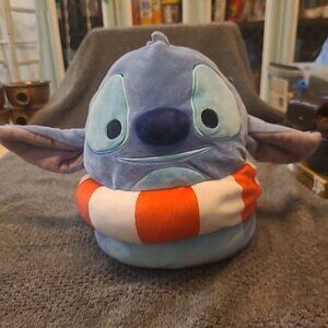 STITCH Disney Jazwares Squish mallow Plush Swim Pool Summer Beach Small 9"